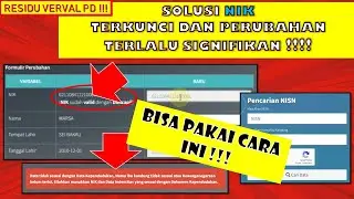 SOLUSI NIK TERKUNCI DAN TERLALU SIGNIFIKAN - RESIDU PADA VERVAL PD