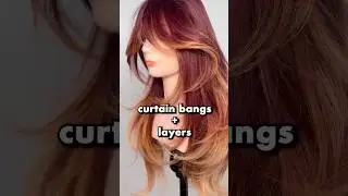 Curtain Bangs + Layers + Tipped Ombr&eacute; Haircolor #hairtutorial #haircut #haircolor