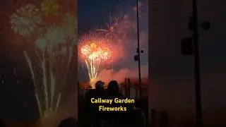 Fireworks at Callaway Garden #fireworks #callawaygarden #summer #sunset #night #family #georgia