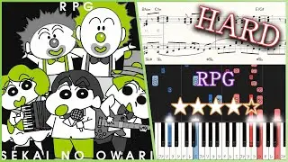 RPG - SEKAI NO OWARI - Hard Piano Tutorial + Sheets【Piano Arrangement】