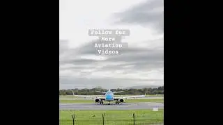 Smooth landing vibes KLM airline #aviation #planespotting #uk #shortvideo