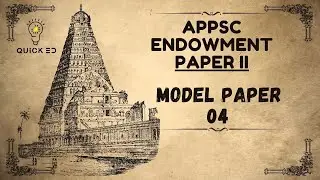 APPSC Endowment Full Length Model Paper – 4 | 150 MCQs | Bilingual | Quick ED