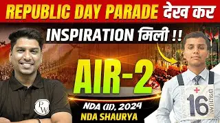 Meet Divyansh Solanki AIR-2 | Selected Student from NDA Shaurya 🎉🔥| NDA 2 2024 | NDA Preparation