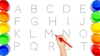 A for Apple Song 🍎 | Bachchon Ki Pyaari ABCD alphabet learning rhymes with dotted lines