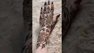 Trending henna design tutorial #mehndi #henna #hennadesign #creativehenna #hennaart #hennaartist