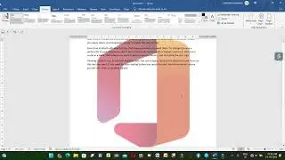MS Office Word Design & Layout Tab