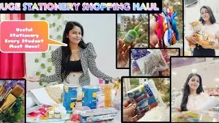 Huge Stationery Shopping Haul ! 🤗 Useful Stationery Must Buy || Designer Student #shopping #haul