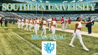 Southern University Human Jukebox - Marching In MEAC/SWAC Challenge 2025 (Sideline View)