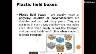 Different types of packaging material and cushioning materials