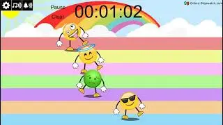 3 minute Emoji Race Timer