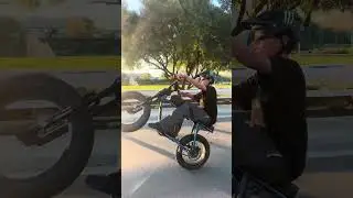 Pushing my super 73 s2 to its limits 😂#biking #wheeling #ai #super73