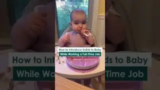 Learn from my mistakes👇 Because I was working full-time I figured following a baby led weaning
