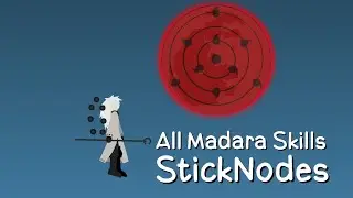 All Madara Sage of Six Paths Skills in Stickman