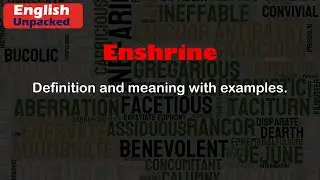 Enshrine