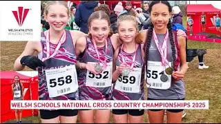 Welsh Schools National Cross Country Championship 2025 - Year 7 Girls Race.