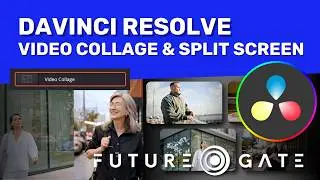 Create a Video Collage & Split Screen in DaVinci Resolve (Fast & Easy)