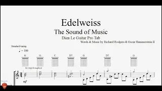 Edelweiss - Guitar Tutorial + TAB