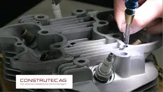 Ausgerissenes Gewinde reparieren mittels laserschweissen by Construtec AG