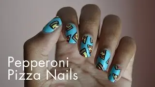 Pepperoni Pizza Nail Tutorial | Charming Nails