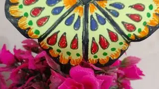 Amazing wall hanging ideas |wall hanging craft ideas|butterfly wallhanging # shorts #trending #diy