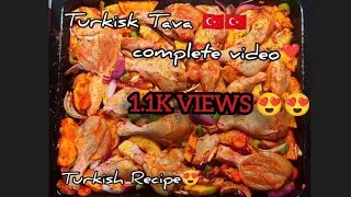 Turkish tava 🇹🇷🇹🇷 | Traditional Turkish Cuisine |Turkish Recipe🇹🇷🇹🇷  #turkishfood #t&uuml;rkiye #food