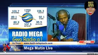 🔴Mega Matin Live 22 Juillet 2021 Sou Radio Mega avec Romanes Samedi et Blaise Peterson