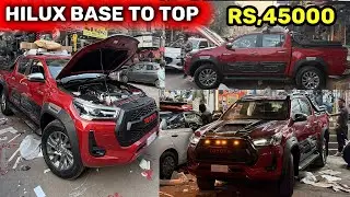 Hilux Modifed 🔥 Hilux को बाना दिया Monster Truck Base to Top Toyota Hilux Modified