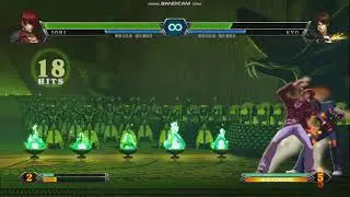 The King of Fighters XIII Iori Yagami 3 Bars HD Death Combo.