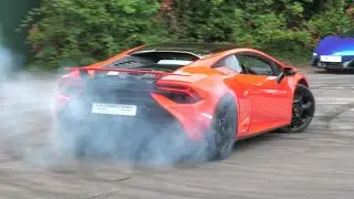 Lamborghini Huracán Technica Doing FORBIDDEN Donuts @ Goodwood Festival of Speed