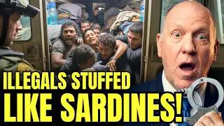Texas Troopers Open Semi Cab and Discover 23 PEOPLE Stuffed Inside!!