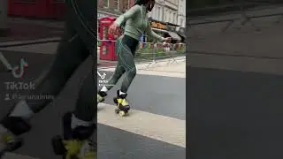 Spin stop #skate #rollerskating