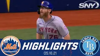 Patrick Mazeika&rsquo;s first career HR overshadowed by 7-1 loss to Tampa Bay | Mets-Rays Highlights | SNY