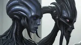 Spaceship crew Prometheus  into someone else, visuals of Alien, Alien creature designer H. R. Giger