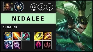 Nidalee jungle 13/2/7 vs Talon gold rank patch 25.17