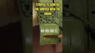 Как создать легкую имитацию старения с помощью щебня #scalemodel