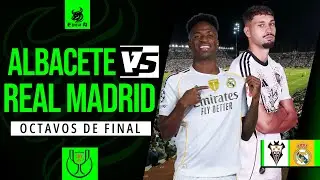 ⚽🔥 Albacete vs Real Madrid 💥 Octavos de la Copa del Rey 🇪🇸🏆 #CopaDelRey #RealMadrid #Albacete