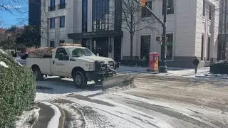 Roads in Columbia are still a bit icy in places