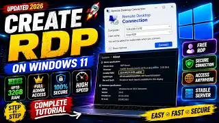Get Your Own Windows RDP | 24/7 Setup Guide 2026 ✅