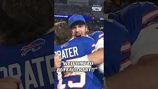 &ldquo;WELCOME TO BUFFALO BABY!&rdquo; Josh Allen to Matt Prater #BillsMafia #Bills #NFL