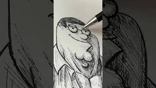 {ASMR} Drawing Peter Griffin💪 - Family Guy