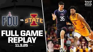 FDU vs. #16 Iowa State Full Game Replay (11.3.25) | 2025-26 Big 12 Men's Basketball