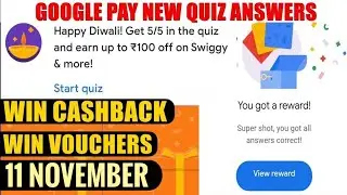 Google Pay Fan Wall Quiz Answers | Google Pay New Offer | 11 November 2021