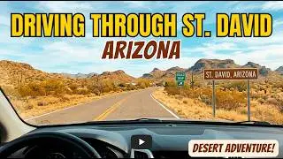 Driving through St. David, Arizona