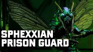 Cosmic Legions - Sphexxian Prison Guard - Hvalkatar Book 1 Action Figure Review