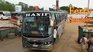 Biggest Ferry In Bangladesh In Jamuna Padma River Paturia Ghat
