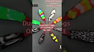 DUSHMAN FROGS OFFER PRICE Mrp-160 Whatsapp -8602442644 #fishingvideo #fishing #snakeheadfishing