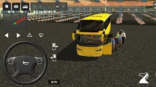 Euro Bus Driving Game 2024 Indonesia Bus Simulator Public Transportation Android Gameplay 817