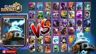 Zappies  vs All Cards in Clash Royale | Zappies 1 on 1 Gameplay