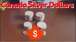 🍁Canadian🍁 Junk Silver! - Silver Dollars Stack!!!