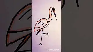 heron | egret | বক | how to draw a heron | egret drawing #heron #egret #drawing #art #artbook